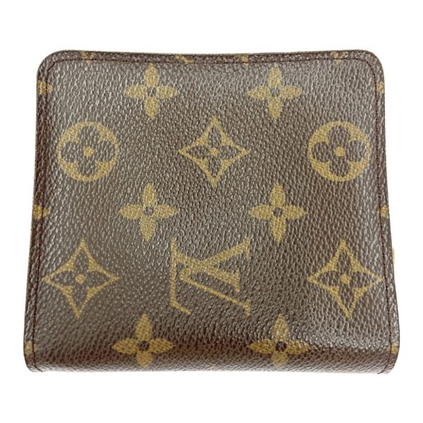 278242 4 LOUIS VUITTON Monogram PVC Compact Zip Bifold Wallet Brown