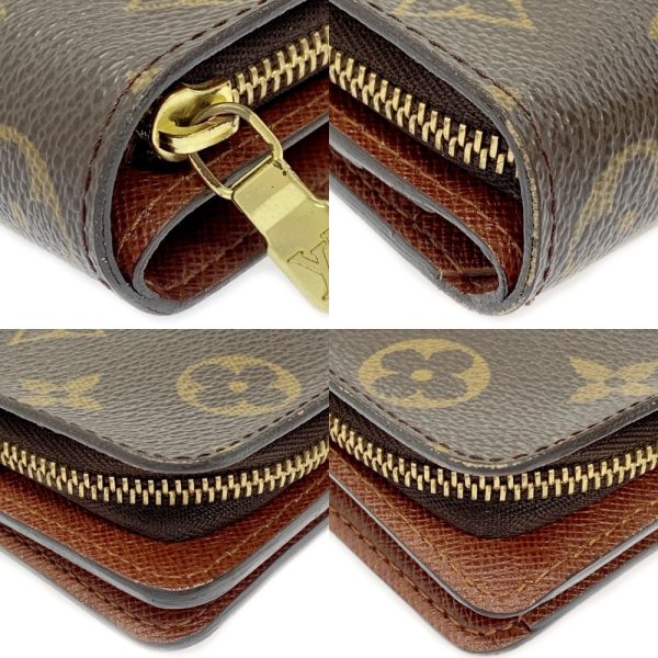 278242 5 LOUIS VUITTON Monogram PVC Compact Zip Bifold Wallet Brown