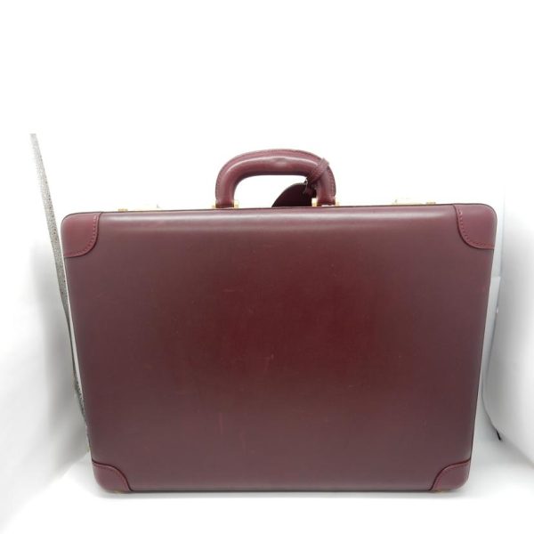 27825 2 Gucci Old Gucci Leather Attache Case Bordeaux