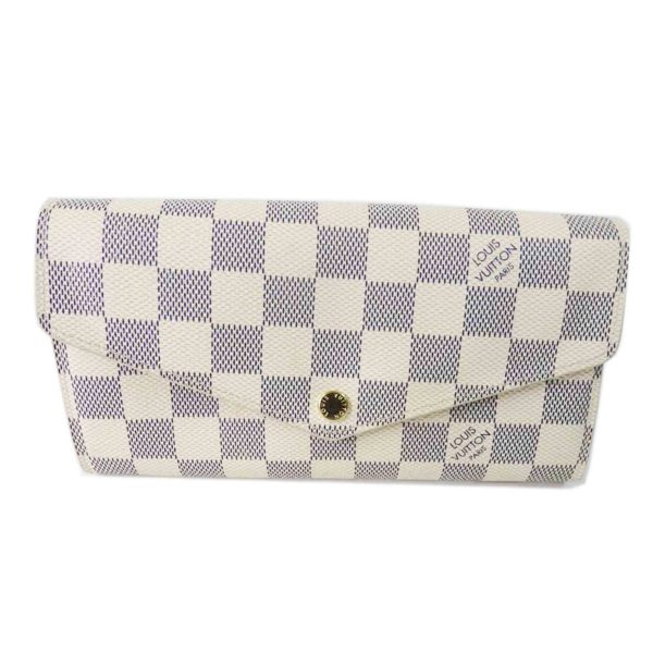 27853 1 Louis Vuitton Portefeuil Sala Damier Wallet Azur