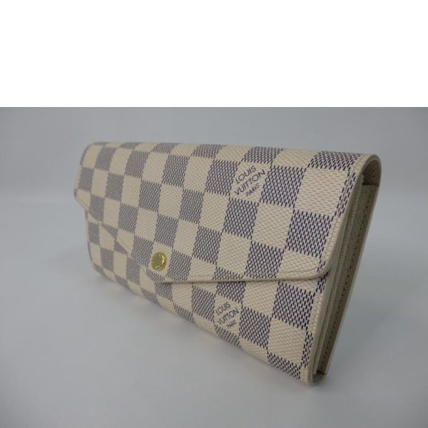 27853 3 Louis Vuitton Portefeuil Sala Damier Wallet Azur