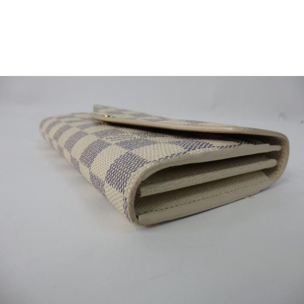 27853 7 Louis Vuitton Portefeuil Sala Damier Wallet Azur