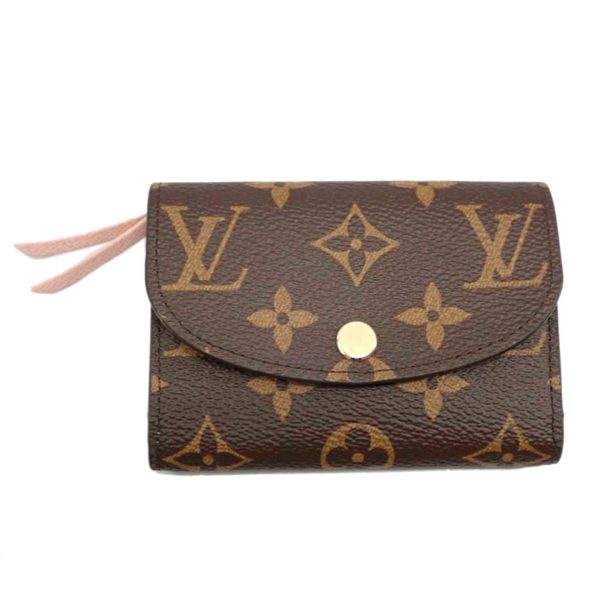 27949 1 Louis Vuitton Portomone Rosalie Monogram Wallet Rose Ballerine