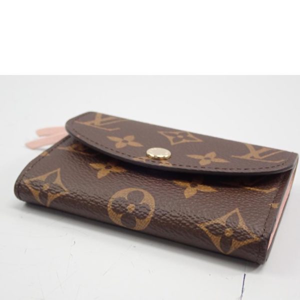 27949 3 Louis Vuitton Portomone Rosalie Monogram Wallet Rose Ballerine