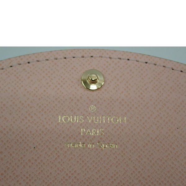 27949 6 Louis Vuitton Portomone Rosalie Monogram Wallet Rose Ballerine