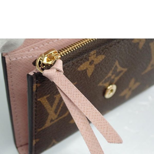 27949 7 Louis Vuitton Portomone Rosalie Monogram Wallet Rose Ballerine