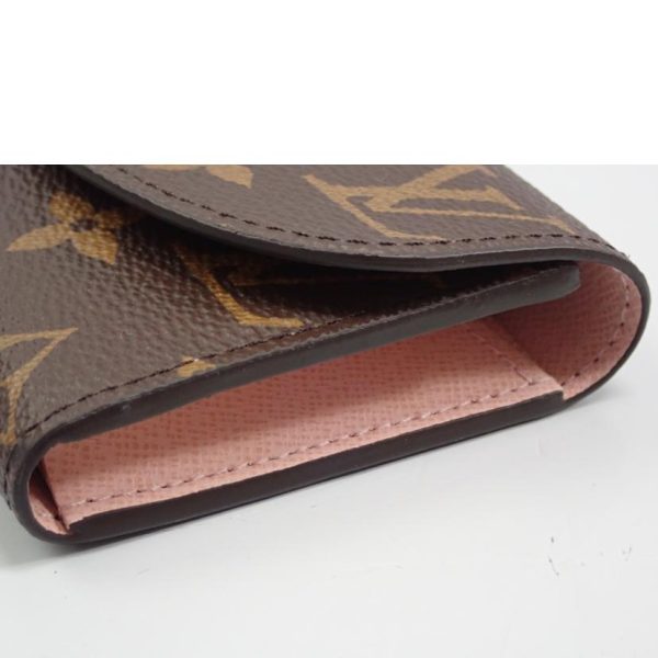 27949 9 Louis Vuitton Portomone Rosalie Monogram Wallet Rose Ballerine