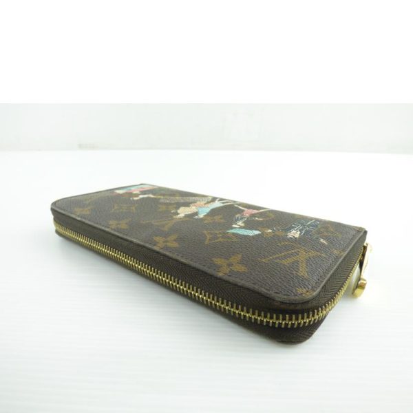 28078 3 Louis Vuitton Zippy Wallet Monogram Illustre Wallet Brown