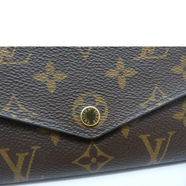 28083 9 Louis Vuitton Portefeuille Sara Wallet Red