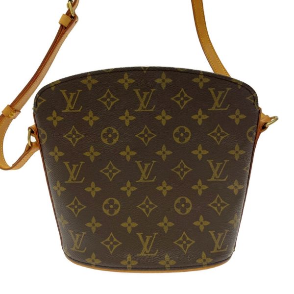 281561 4 LOUIS VUITTON Monogram PVC Drouot Shoulder Bag Brown