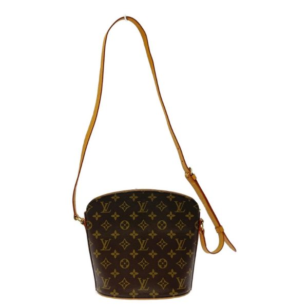 281561 5 LOUIS VUITTON Monogram PVC Drouot Shoulder Bag Brown