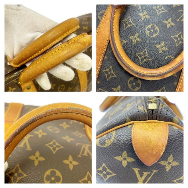 281618 7 LOUIS VUITTON Monogram PVC Keepall Boston Bag Brown