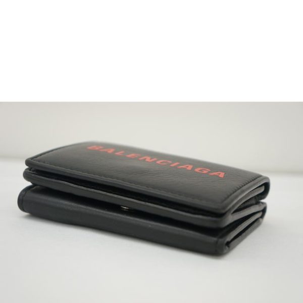 28186 3 Balenciaga Everyday Mini Wallet Black