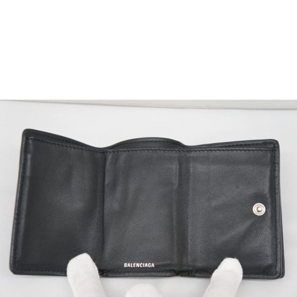 28186 4 Balenciaga Everyday Mini Wallet Black