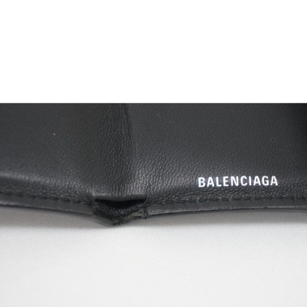 28186 6 Balenciaga Everyday Mini Wallet Black