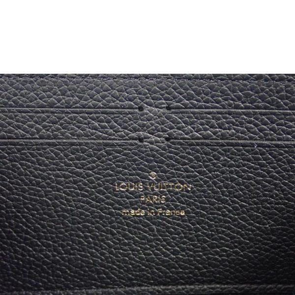 28201 5 Louis Vuitton Portefeuil Clemence Empreinte Wallet Black