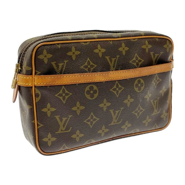 282044 2 LOUIS VUITTON Monogram PVC Compiegne Shoulder Bag Brown