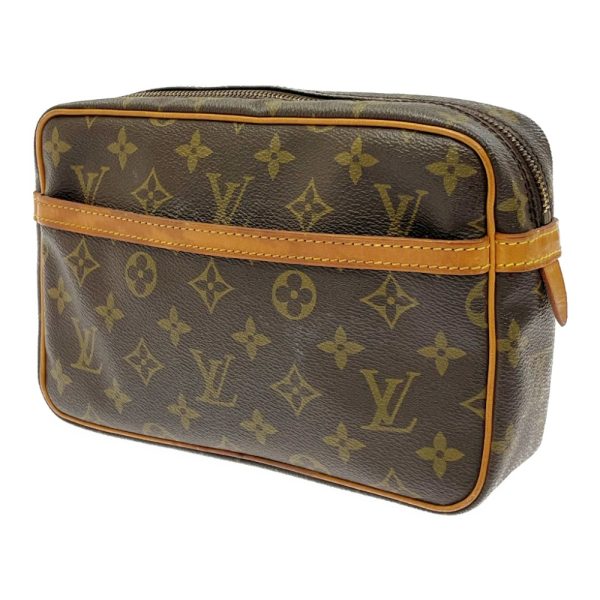 282044 3 LOUIS VUITTON Monogram PVC Compiegne Shoulder Bag Brown