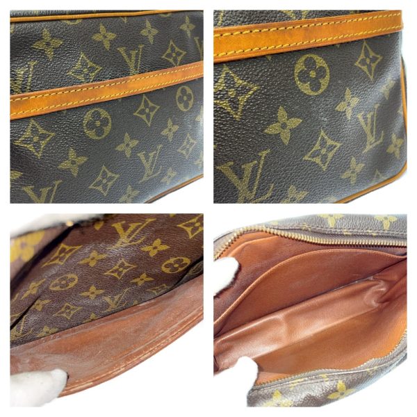 282044 8 LOUIS VUITTON Monogram PVC Compiegne Shoulder Bag Brown