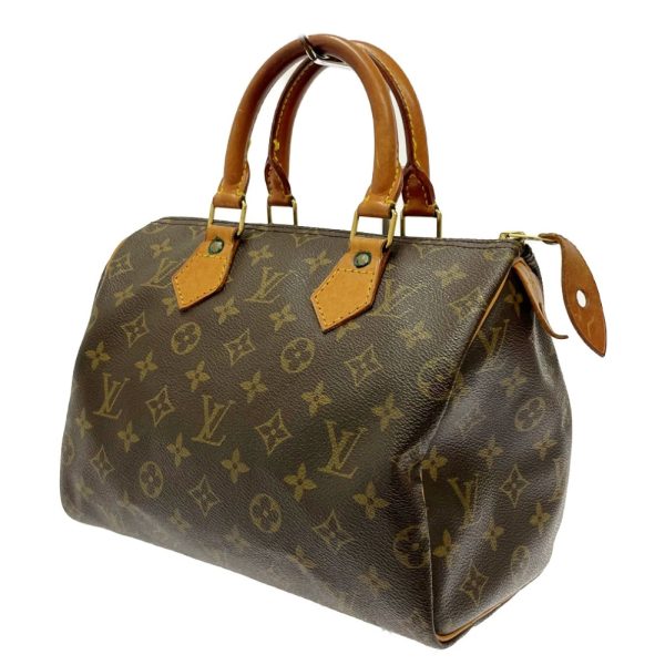 282057 3 LOUIS VUITTON Monogram PVC Speedy Boston Bag Brown