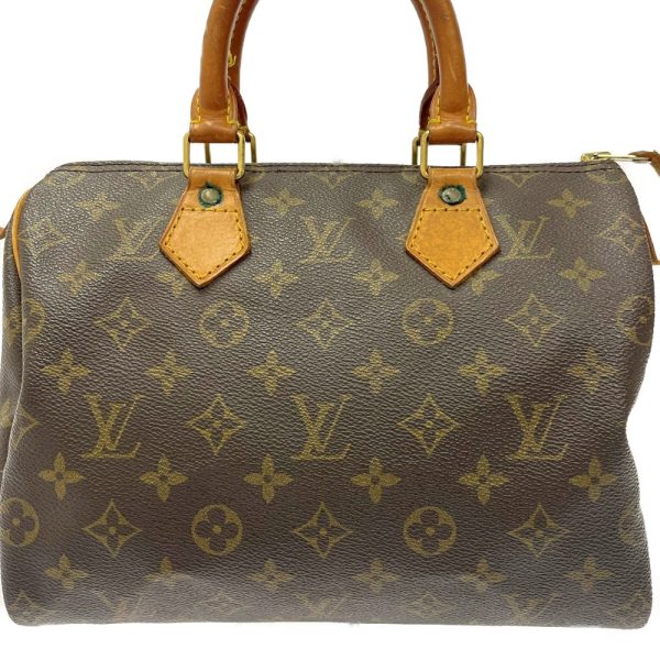 282057 4 LOUIS VUITTON Monogram PVC Speedy Boston Bag Brown