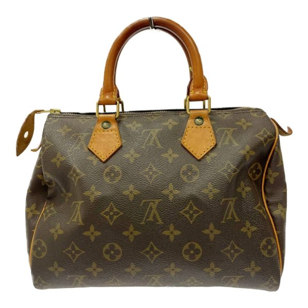 282057 5 LOUIS VUITTON Monogram PVC Speedy Boston Bag Brown