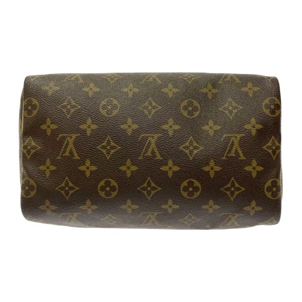 282057 6 LOUIS VUITTON Monogram PVC Speedy Boston Bag Brown