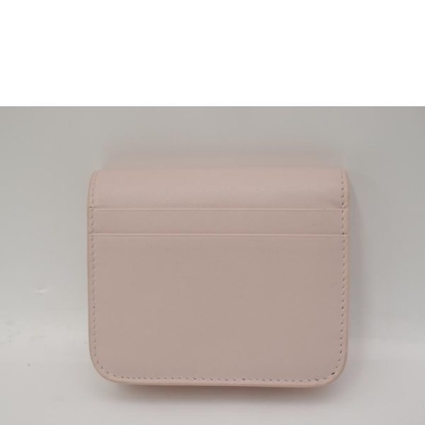 28207 2 Balenciaga Cash Flap Bi Fold Wallet Pink