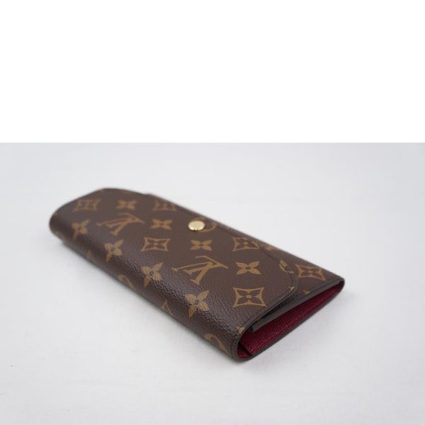 28220 3 Louis Vuitton Portefeuille Emily Monogram Wallet Fuchsia