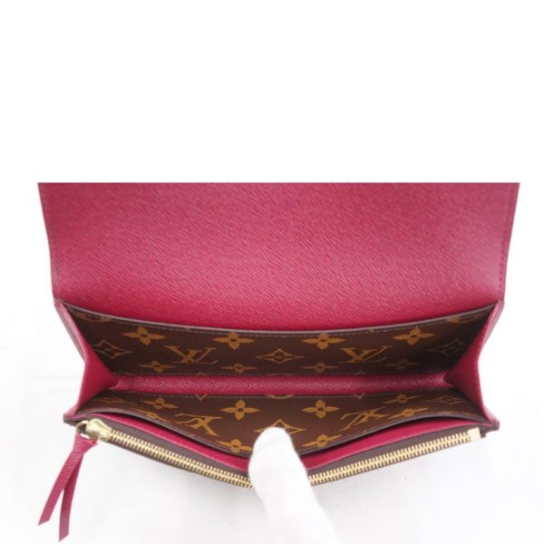 28220 4 Louis Vuitton Portefeuille Emily Monogram Wallet Fuchsia