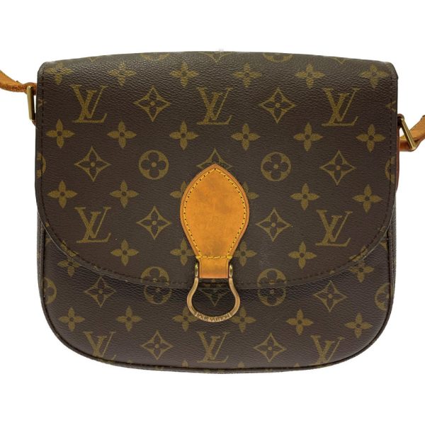 282434 4 LOUIS VUITTON Monogram PVC Saint Cloud Shoulder Bag Brown