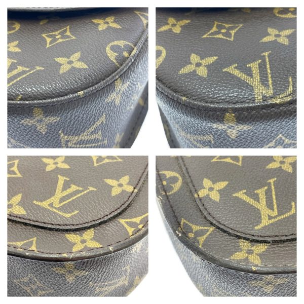 282434 7 LOUIS VUITTON Monogram PVC Saint Cloud Shoulder Bag Brown