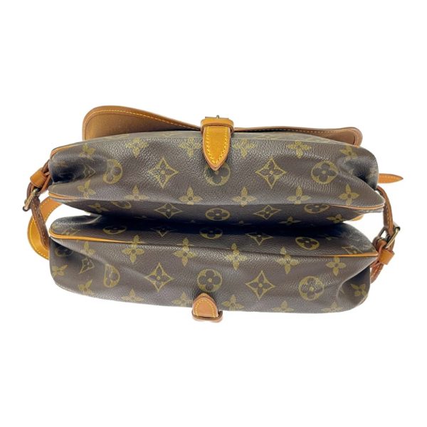 282447 6 LOUIS VUITTON Monogram PVC Saumur Shoulder Bag Brown