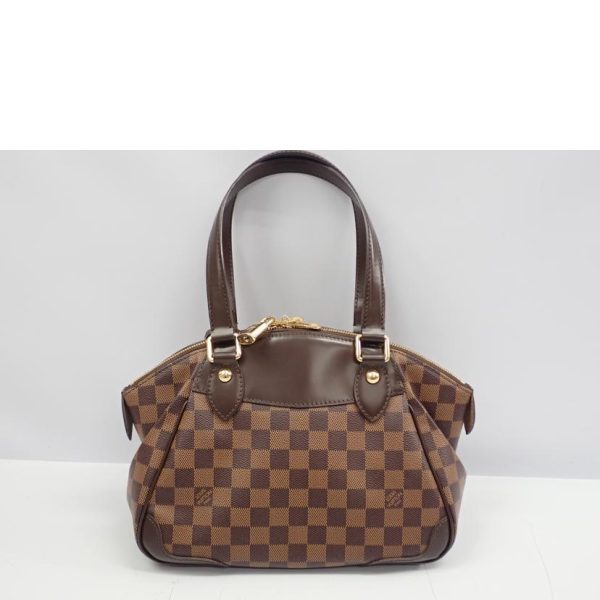 28264 2 Louis Vuitton Verona PM Damier Ebene Handbag Brown