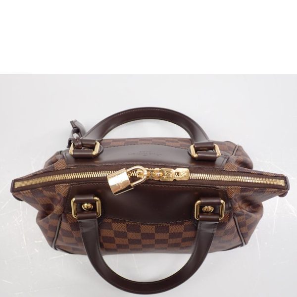 28264 4 Louis Vuitton Verona PM Damier Ebene Handbag Brown