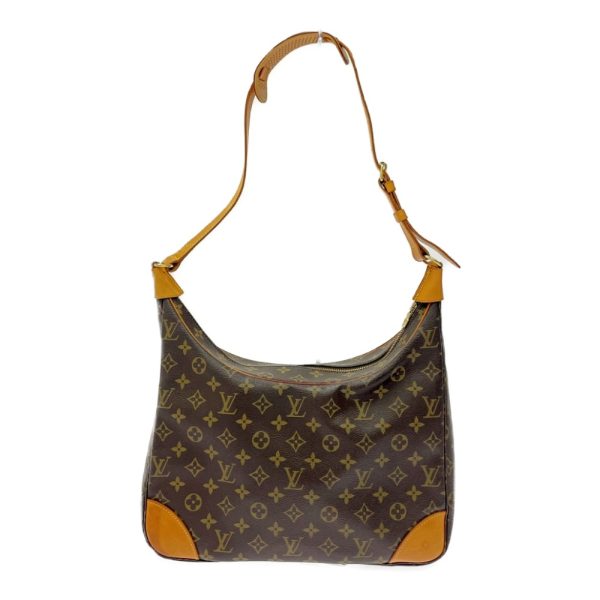 283000 1 LOUIS VUITTON Monogram PVC Boulogne Shoulder Bag Brown