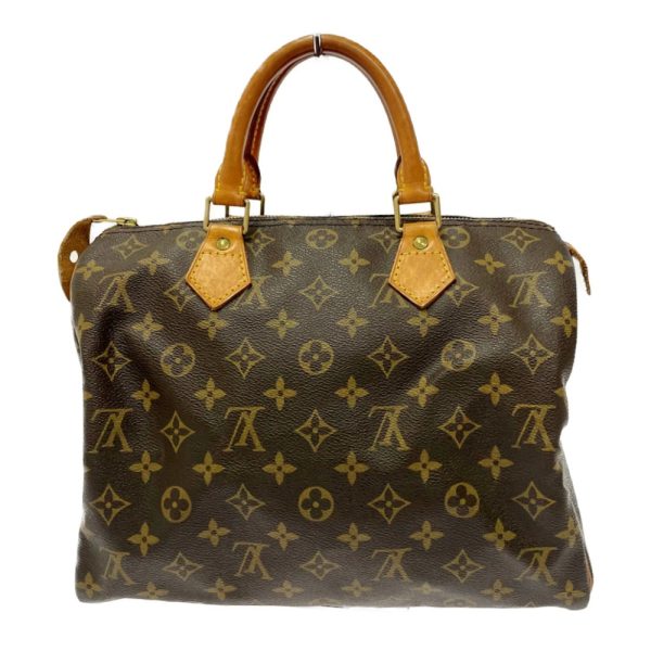 283302 1 LOUIS VUITTON Monogram PVC Speedy Boston Bag Brown