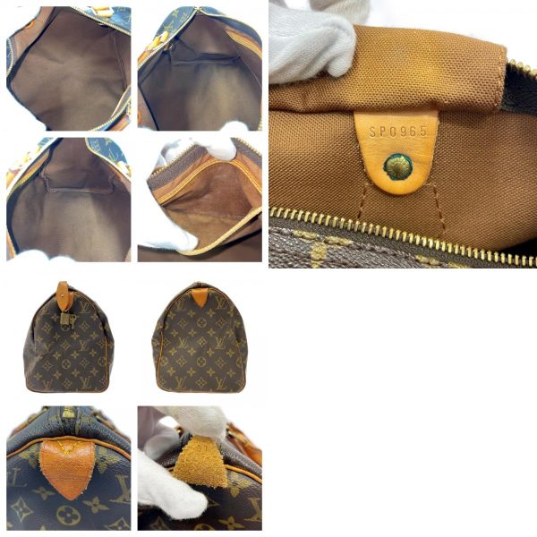 283302 10 c LOUIS VUITTON Monogram PVC Speedy Boston Bag Brown