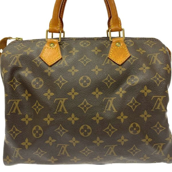 283302 4 LOUIS VUITTON Monogram PVC Speedy Boston Bag Brown