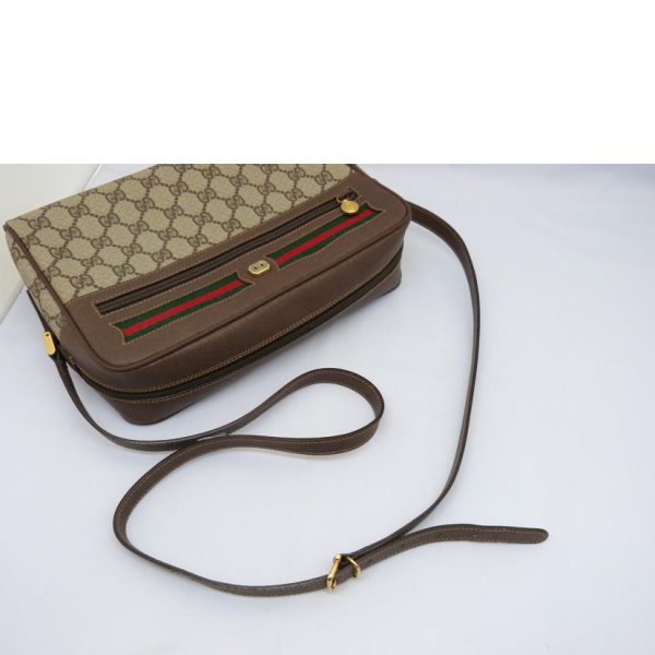 28434 4 Gucci Sherry Line Shoulder Bag Beige