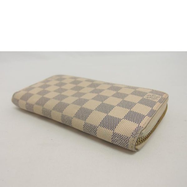 28492 3 Louis Vuitton Zippy Wallet Bag Damier Azur