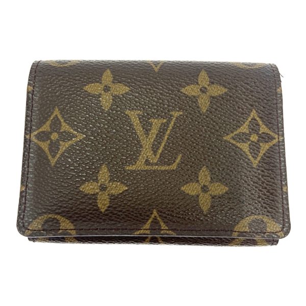 285132 1 LOUIS VUITTON Monogram PVC Amberlop Carte de Visite Brown