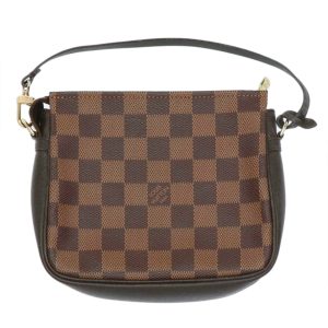 28516 1 Louis Vuitton Pochette Slim Half Moon Calf Leather Monogram Mini Shoulder Bag