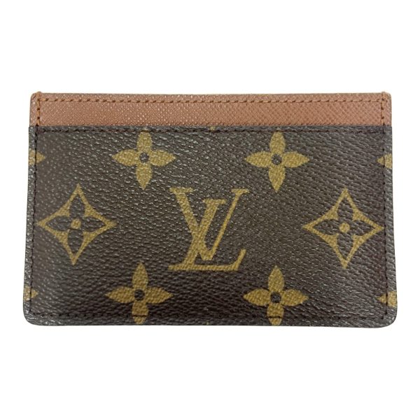 285588 1 LOUIS VUITTON Monogram PVC Porto Cult Sample Card Case Brown