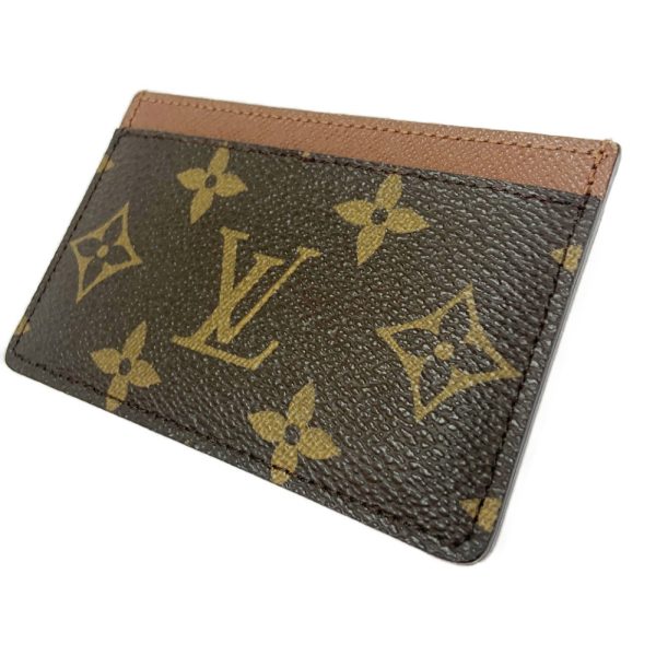 285588 2 LOUIS VUITTON Monogram PVC Porto Cult Sample Card Case Brown