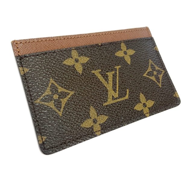 285588 3 LOUIS VUITTON Monogram PVC Porto Cult Sample Card Case Brown