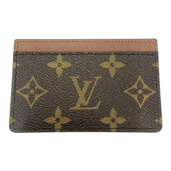 285588 4 LOUIS VUITTON Monogram PVC Porto Cult Sample Card Case Brown