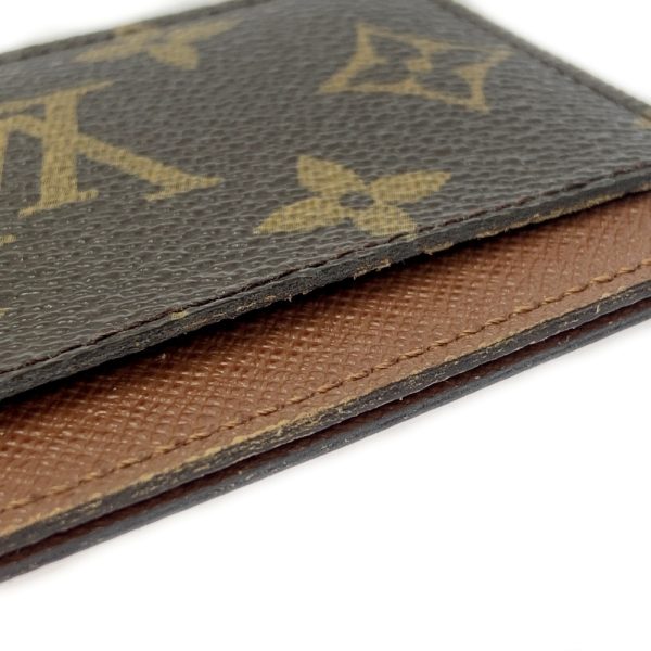 285588 5 LOUIS VUITTON Monogram PVC Porto Cult Sample Card Case Brown