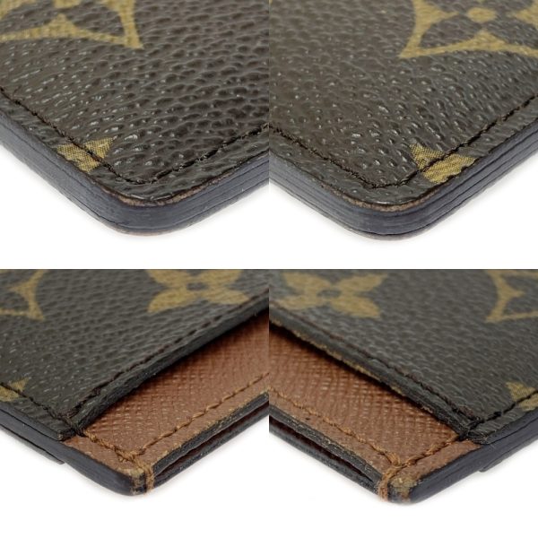 285588 6 LOUIS VUITTON Monogram PVC Porto Cult Sample Card Case Brown