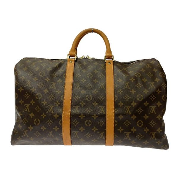 285769 1 LOUIS VUITTON Monogram PVC Keepall Boston Bag Brown